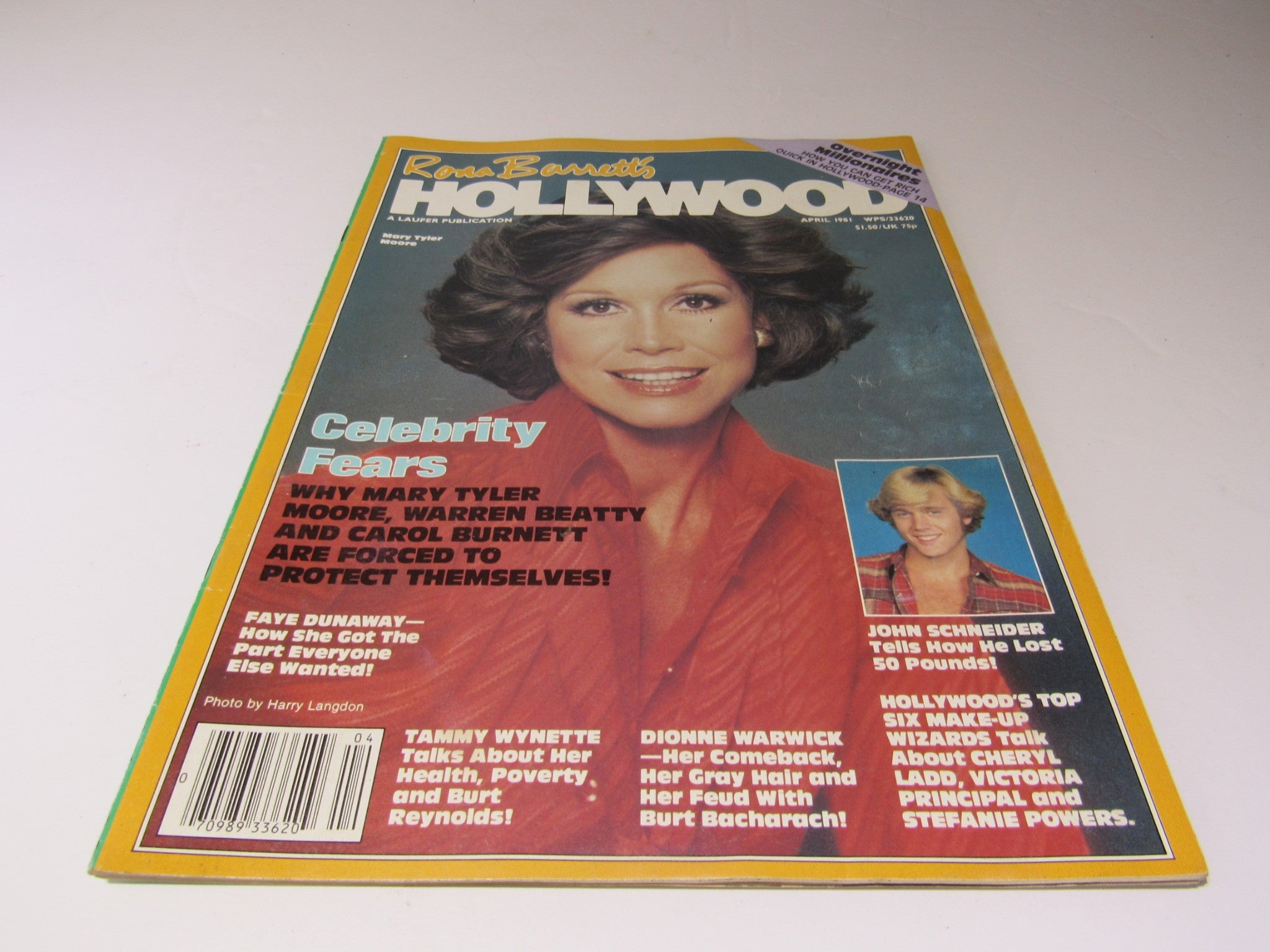 VTG Rona Barrett's Hollywood Magazine April 1981 - Mary Tyler Moore - No Label