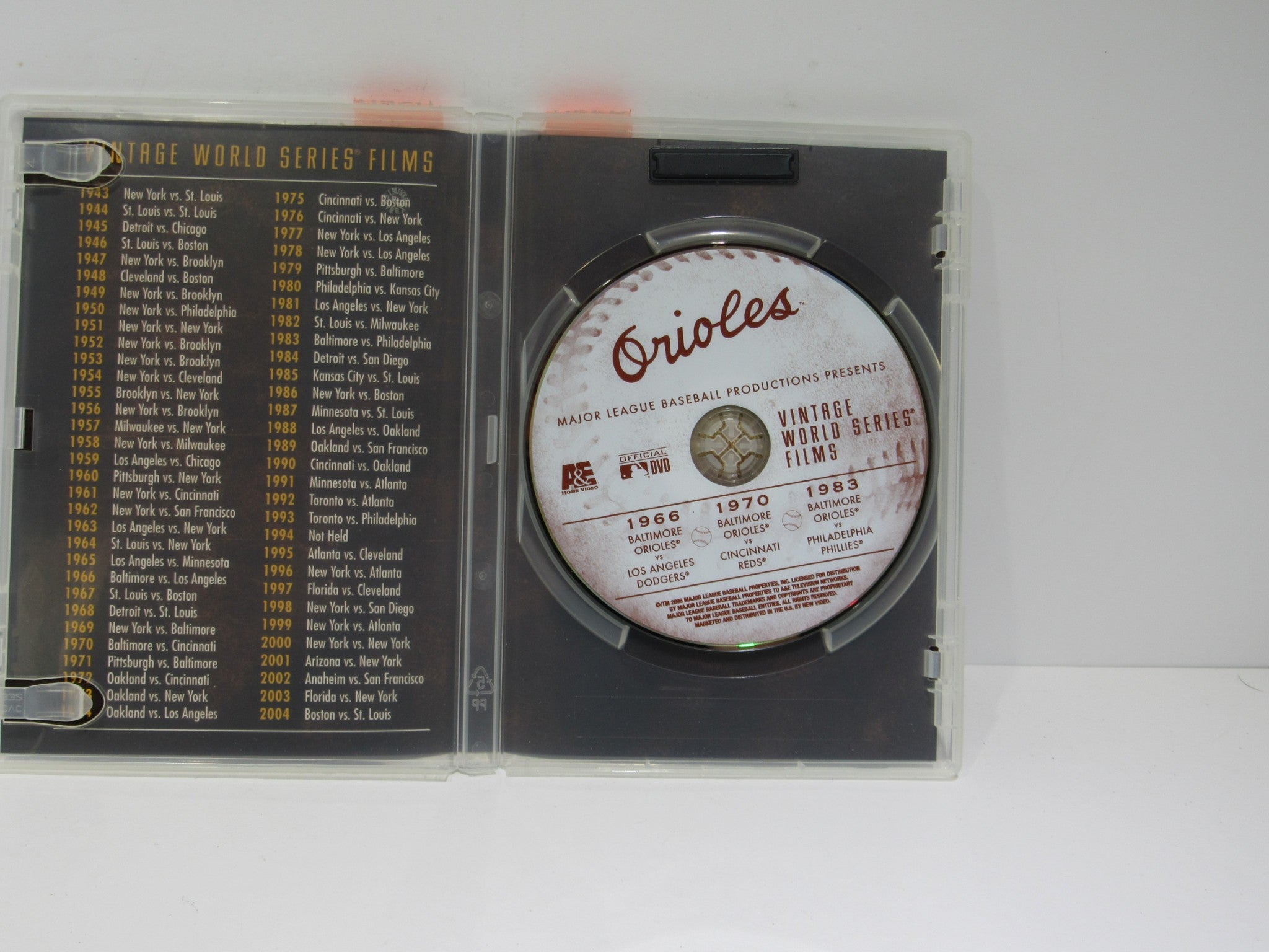 MLB Vintage World Series Films - Baltimore Orioles 1966, 1970 & 1983 (2006) DVD