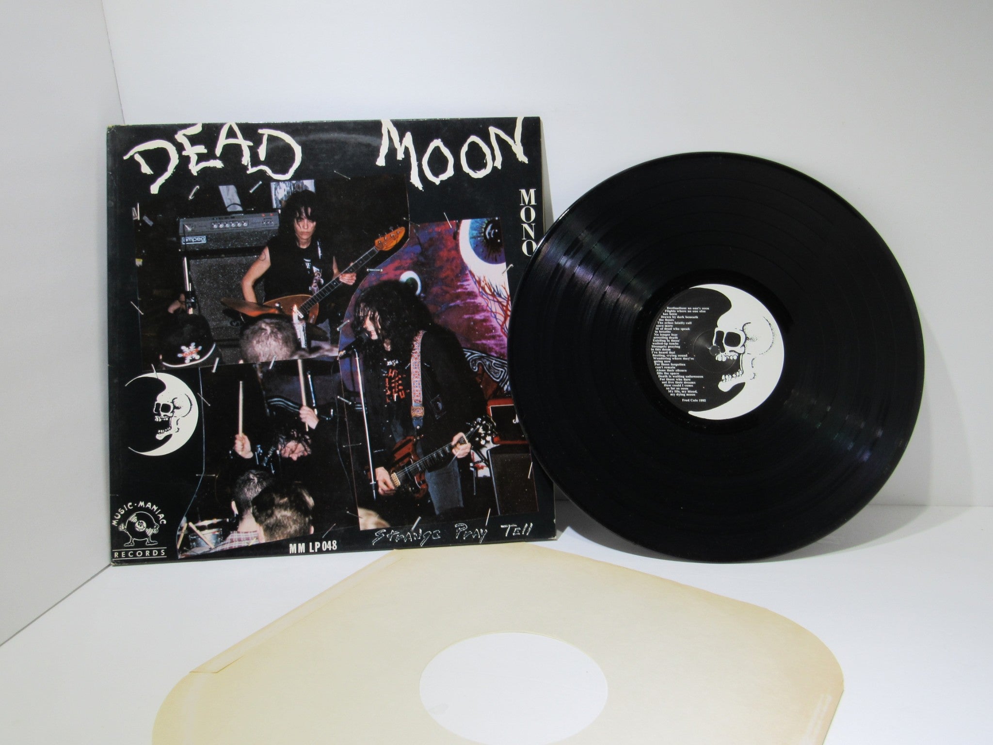 Dead Moon: Strange Pray Tell Germany Music Maniac Mono LP MMLP 048 Grade: VG+