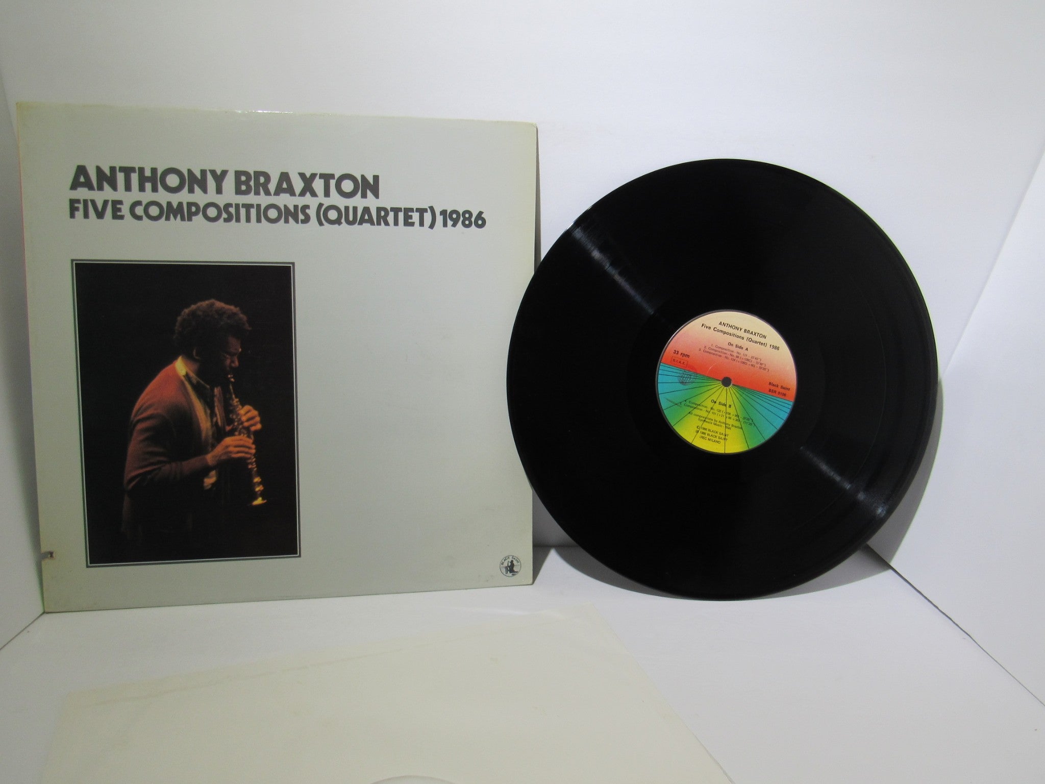 Anthony Braxton: Five Compositions 1986 Black Saint ‎LP BSR 0106 Grade: VG