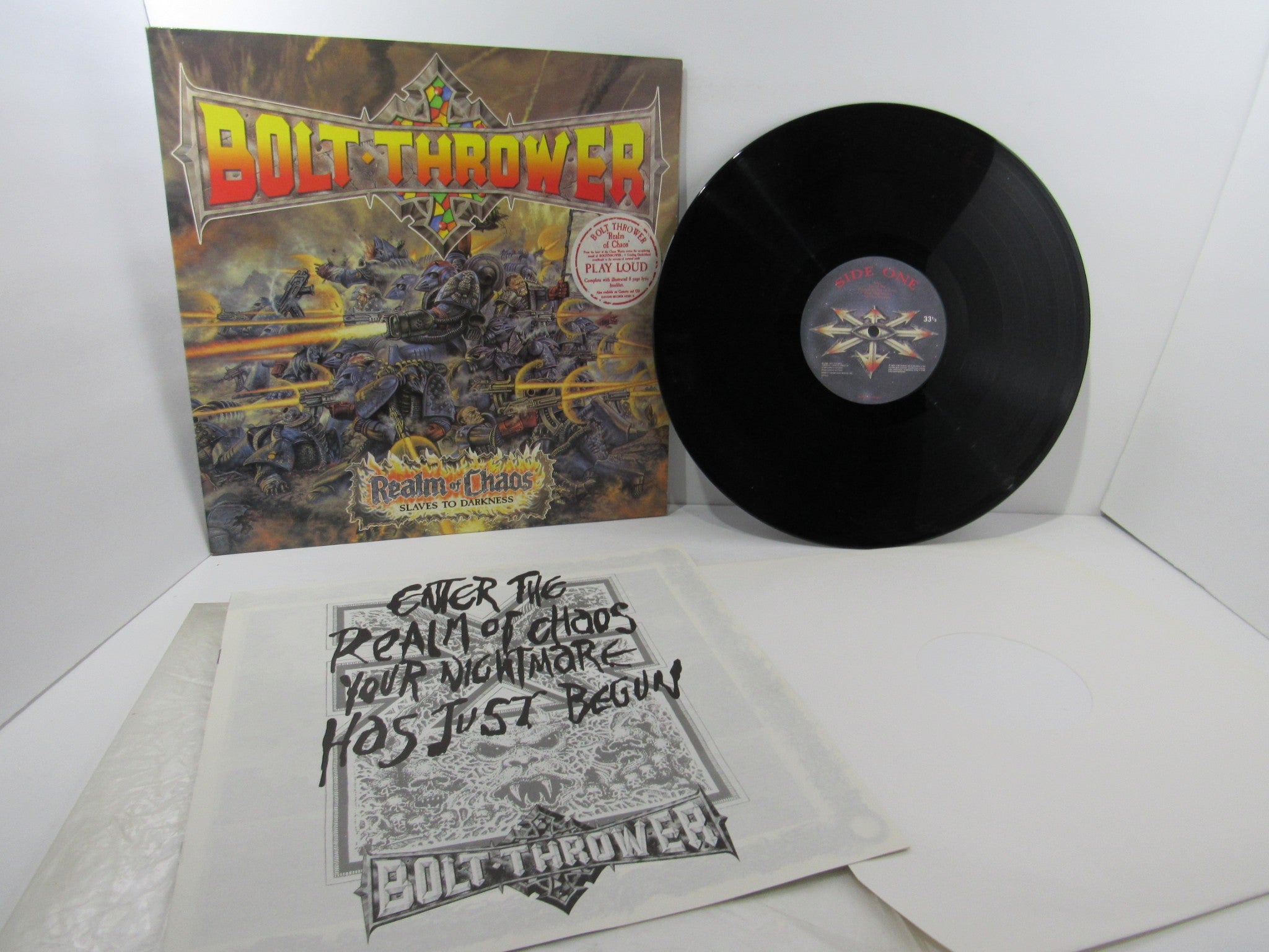 Bolt Thrower: Realm Of Chaos Earache Album Gatefold  MOSH 13 Grade: VG+