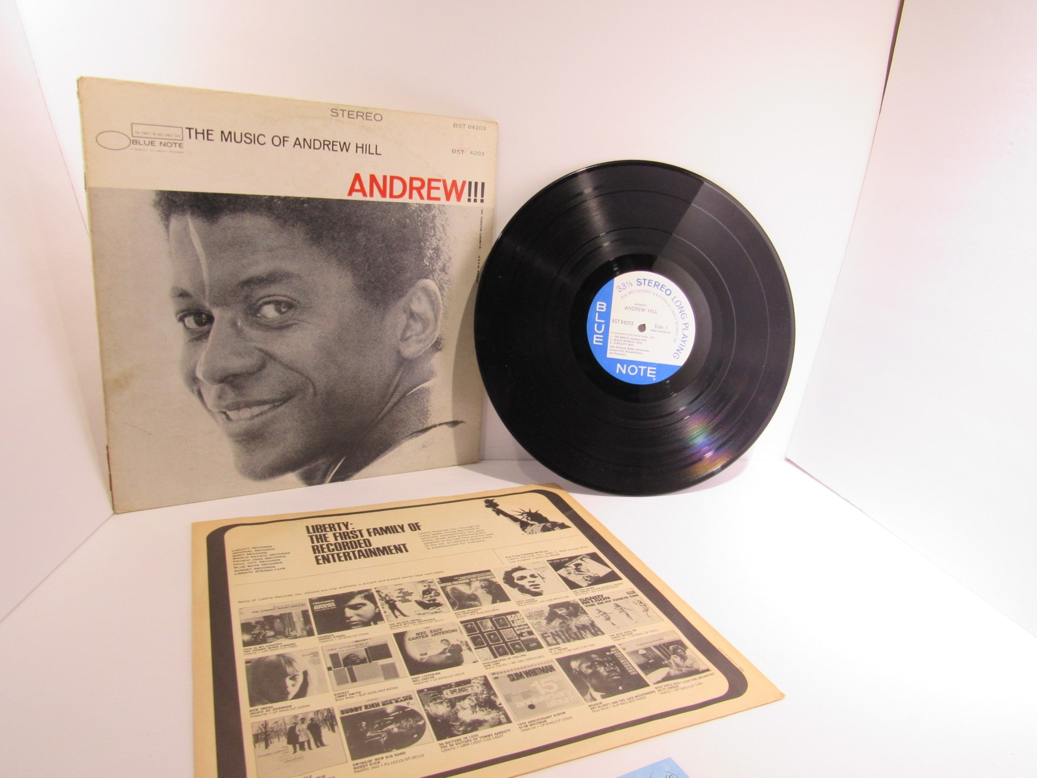 Andrew Hill: Andrew!!! Blue Note Stereo LP BST 84203 Grade: VG+