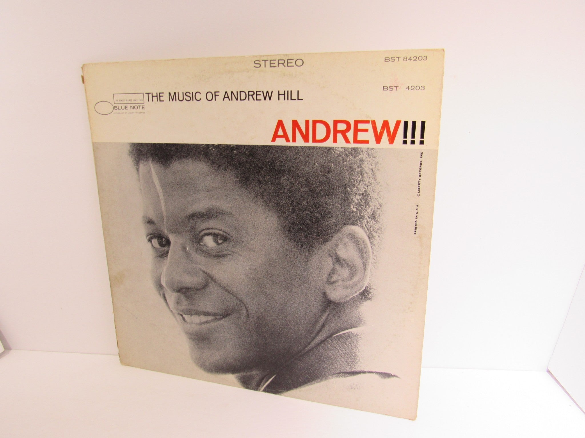 Andrew Hill: Andrew!!! Blue Note Stereo LP BST 84203 Grade: VG+