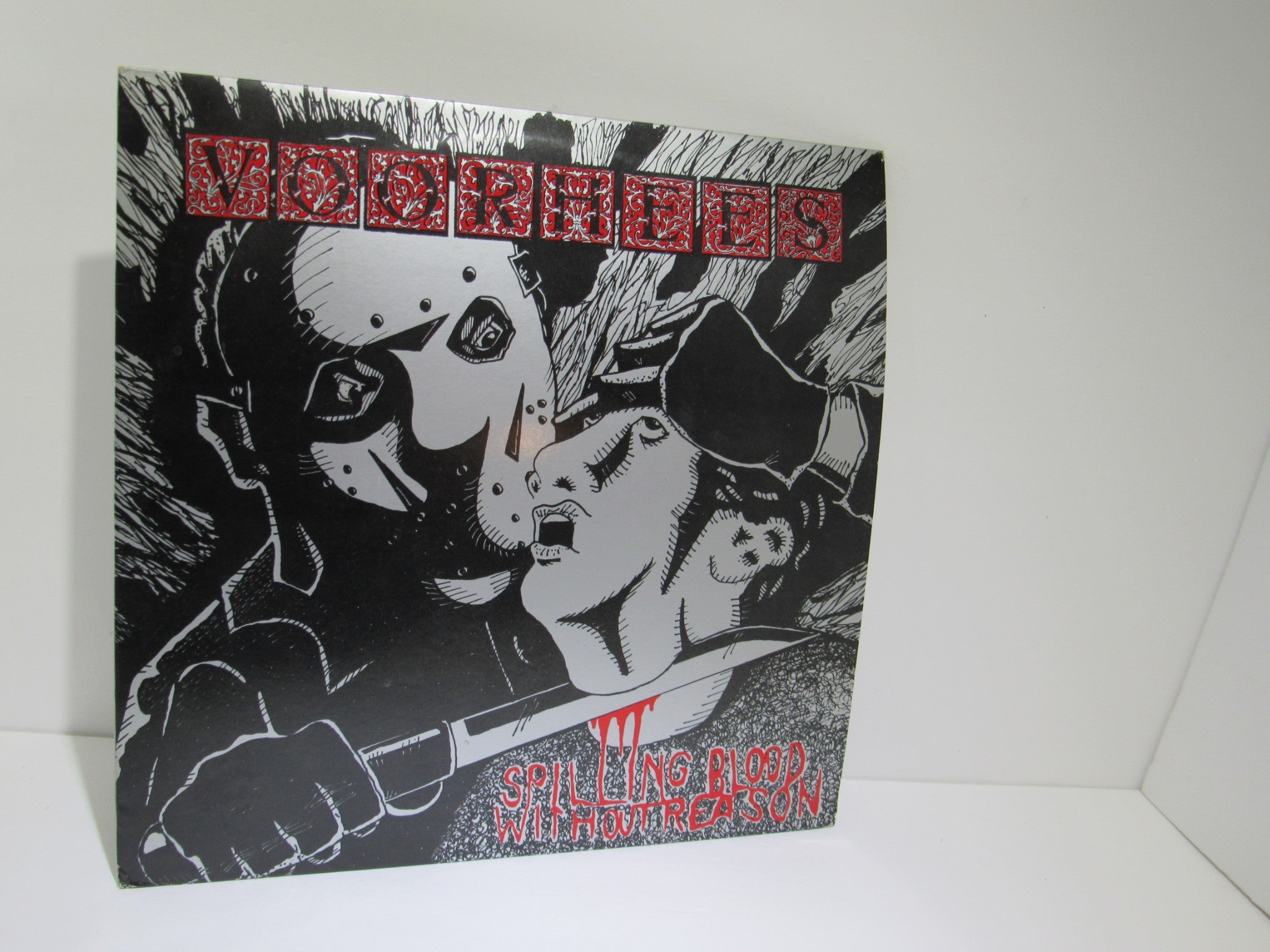 Voorhees: Spilling Blood Without Reason Armed With Anger LP ‎AWA08 Grade: VG