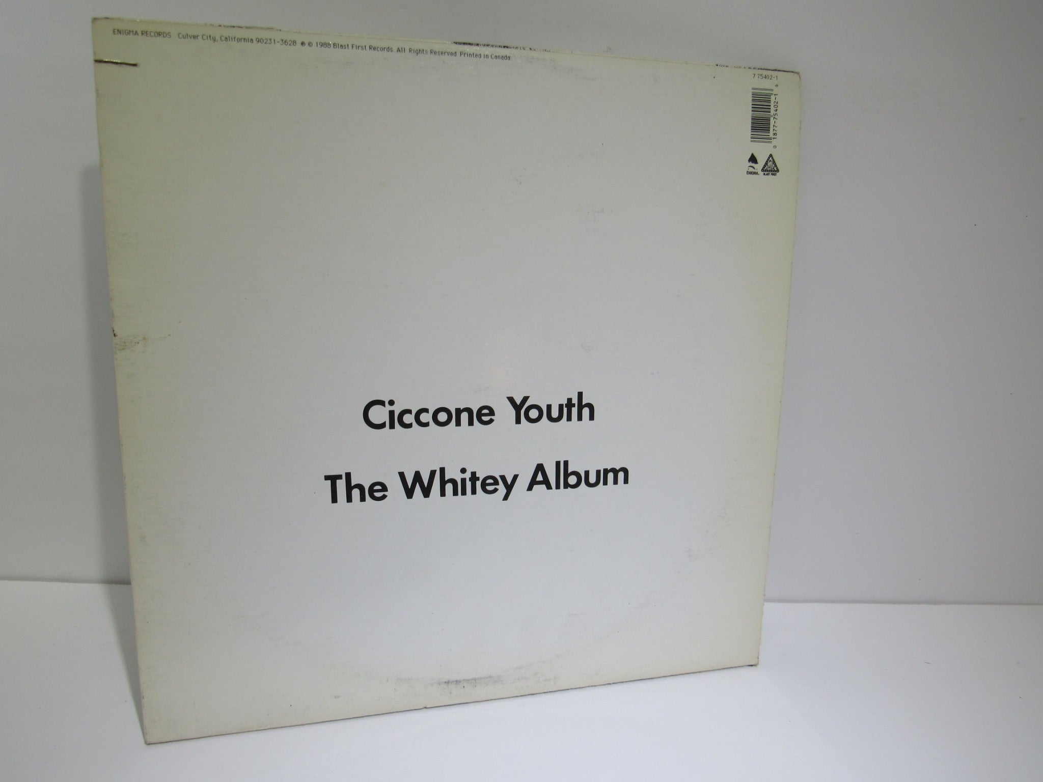 Ciccone Youth: The Whitey Album Enigma/Blast First ‎LP 75402-1 Grade: VG