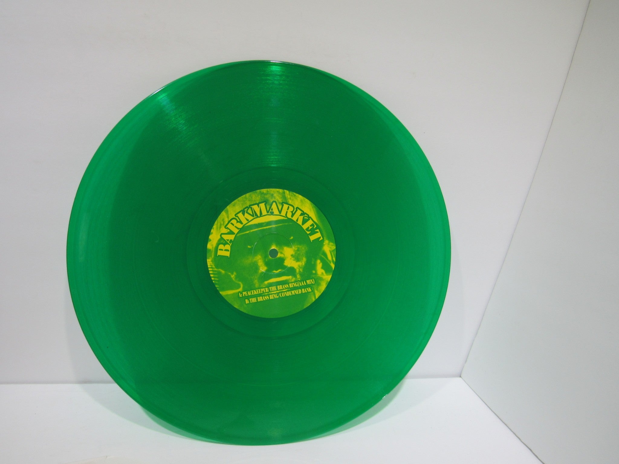 Barkmarket: Peacekeeper Man's Ruin Records Green Translucent Vinyl EP MR-025 VG