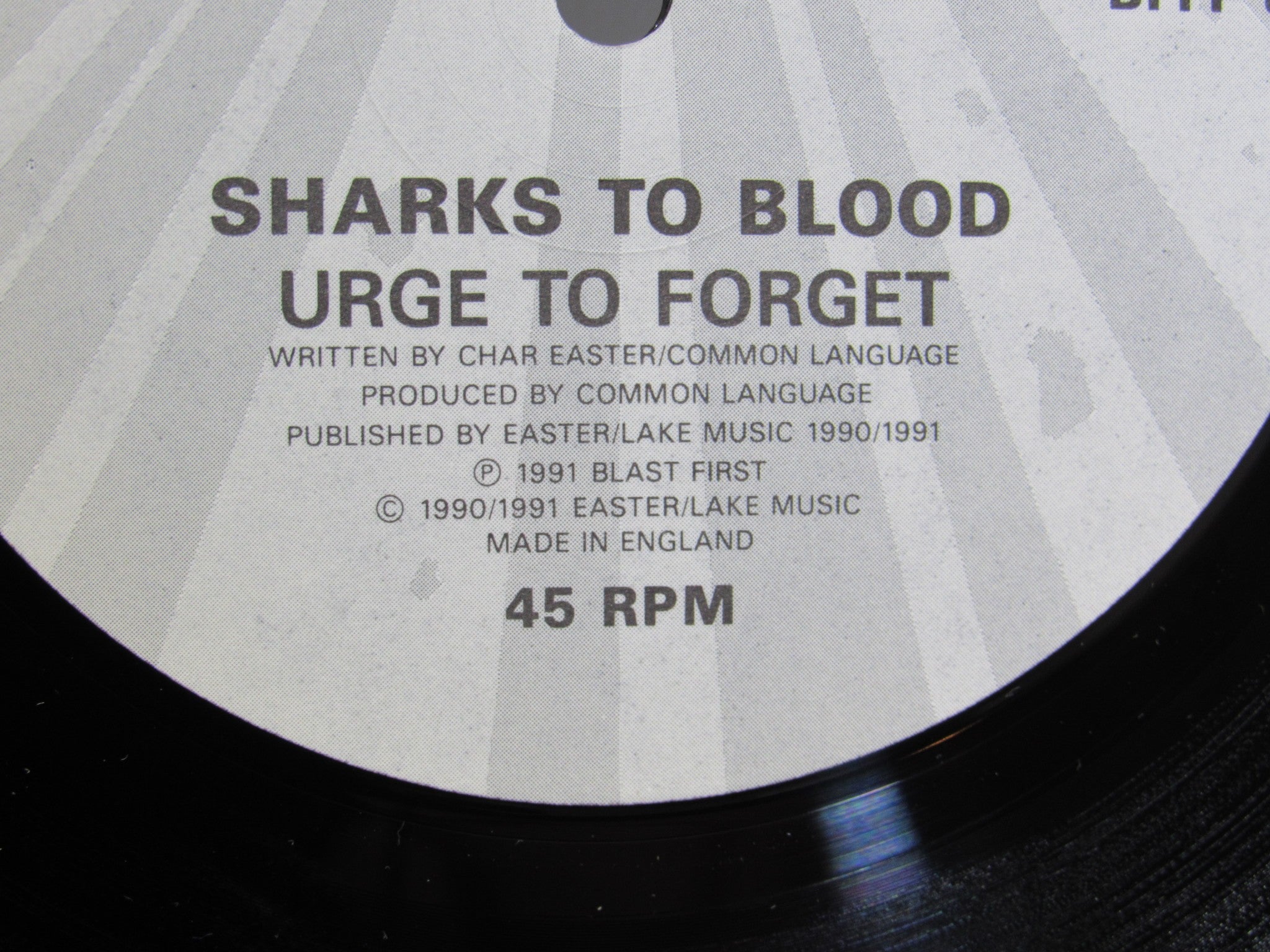 Common Language: Sharks To Blood Blast First BFFP 81 EP 10" Grade: VG+