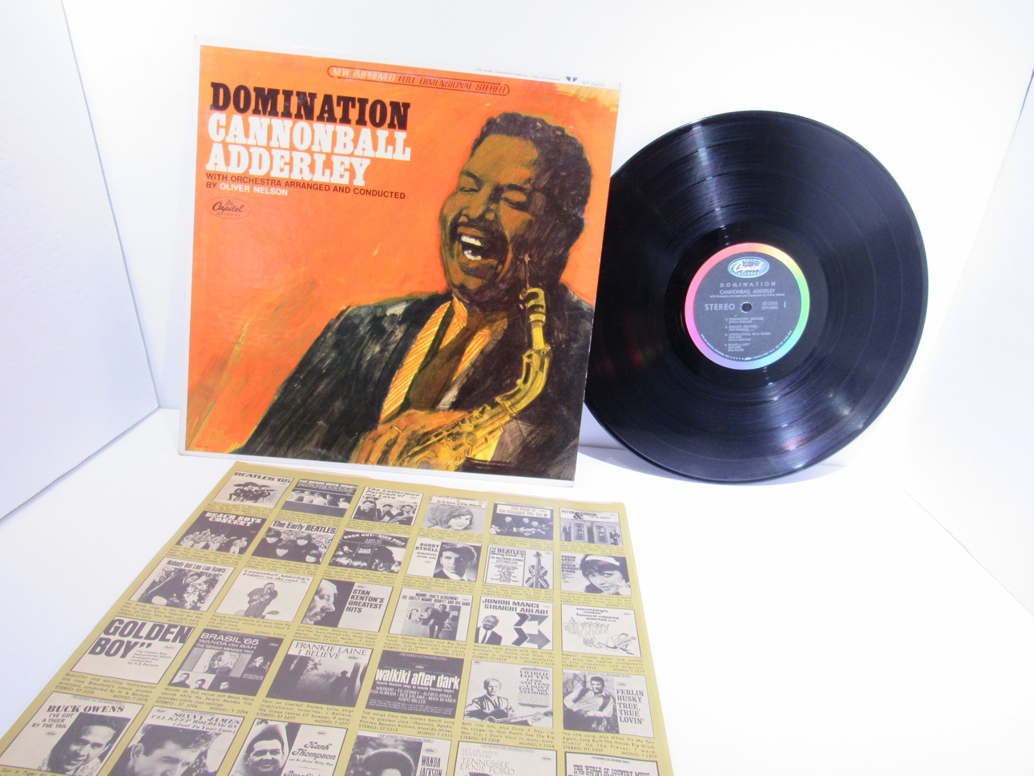 Cannonball Adderley, Oliver Nelson: Domination Capitol Records ST 2203 LP G+