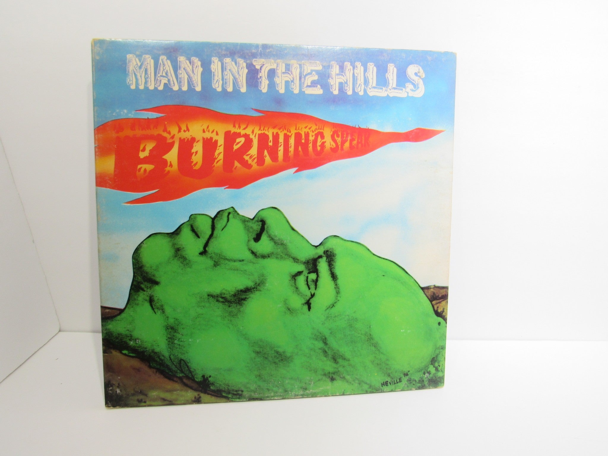 Burning Spear: Man In The Hills Island Records ILPS 9412 Gatefold LP Grade: VG