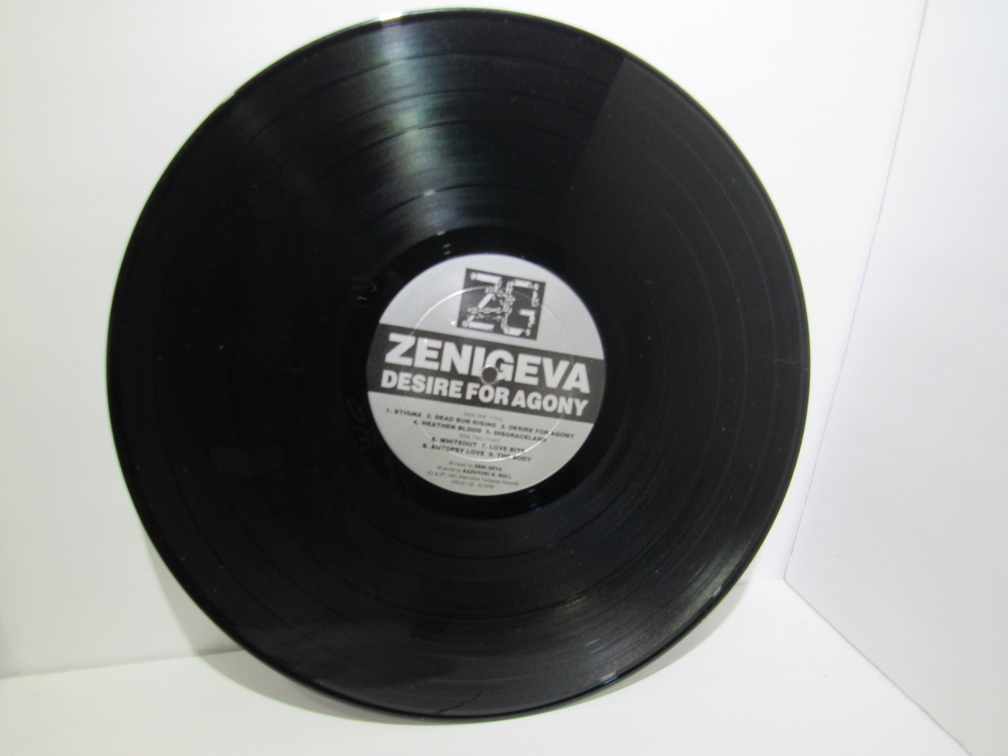 Zeni Geva: Desire For Agony = 苦痛志向 Alternative Tentacles VIRUS 135 LP Grade: VG