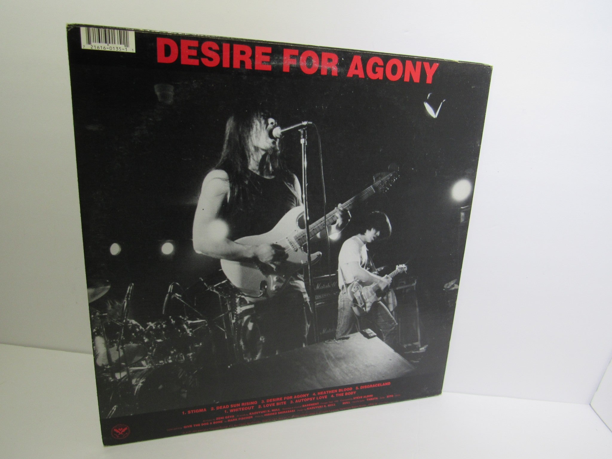 Zeni Geva: Desire For Agony = 苦痛志向 Alternative Tentacles VIRUS 135 LP Grade: VG