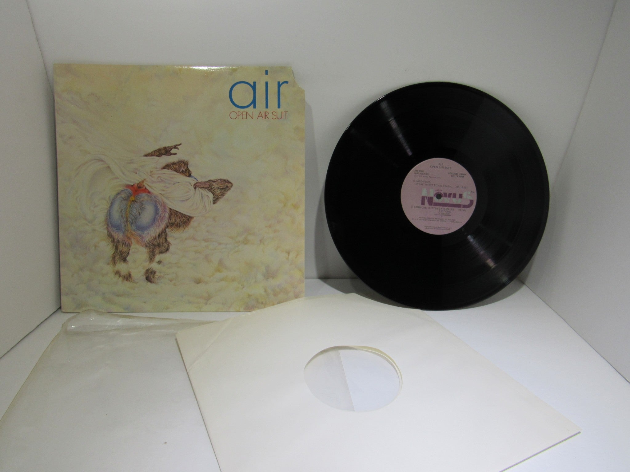 Air Open Air Suit 1987 US Arista Novus AN 3002 LP Grade: VG