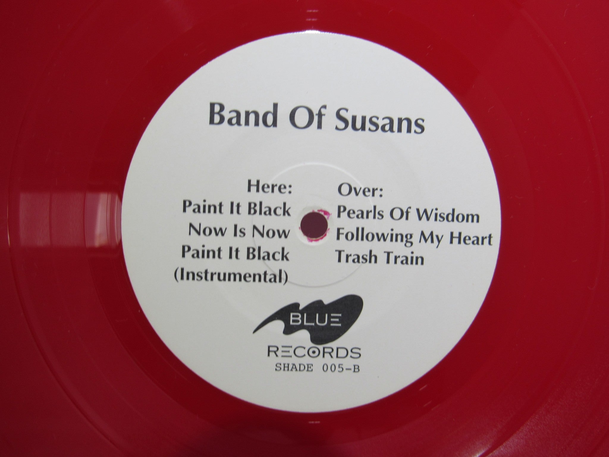 Band Of Susans: Now Blue Records SHADE 005 Lmtd Ed Red Vinyl 10" LP Grade: VG+