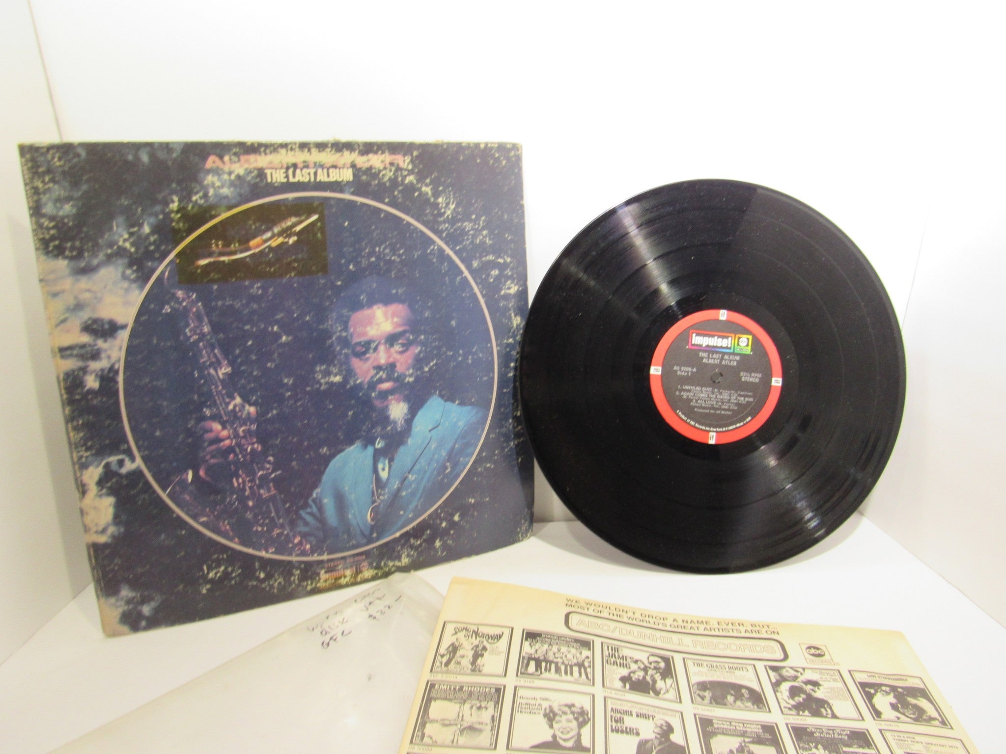 Albert Ayler: The Last Album Impulse! AS-9208 Stereo LP Grade: G+