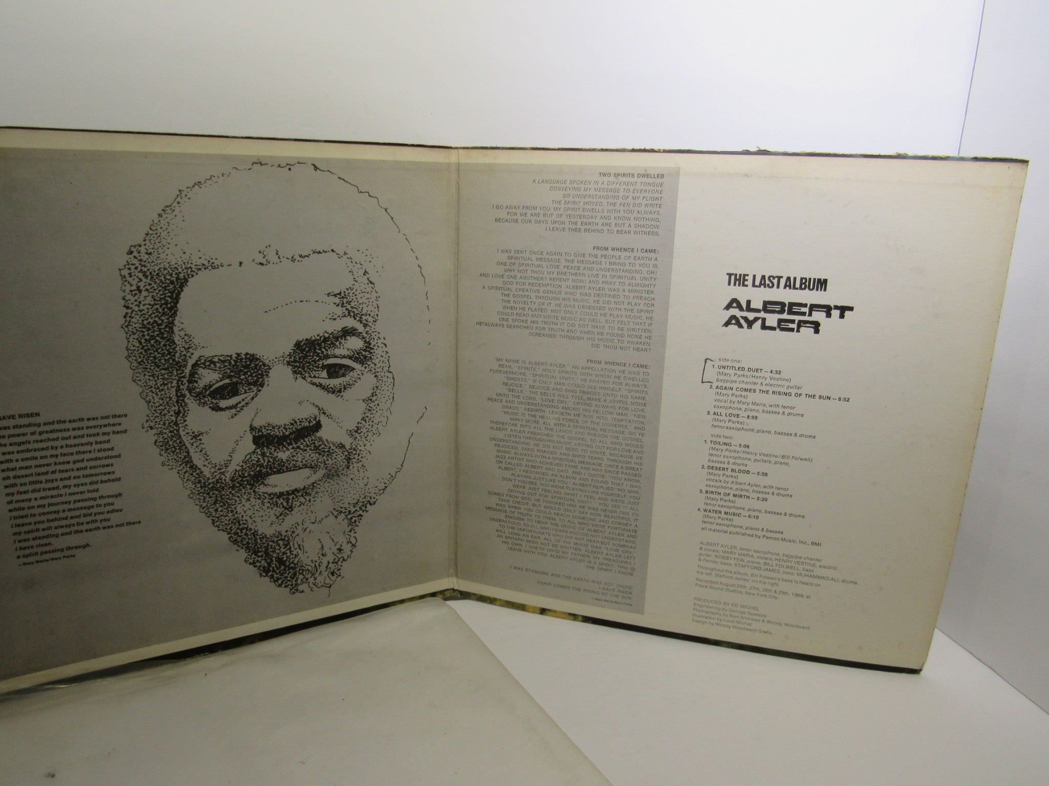 Albert Ayler: The Last Album Impulse! AS-9208 Stereo LP Grade: G+