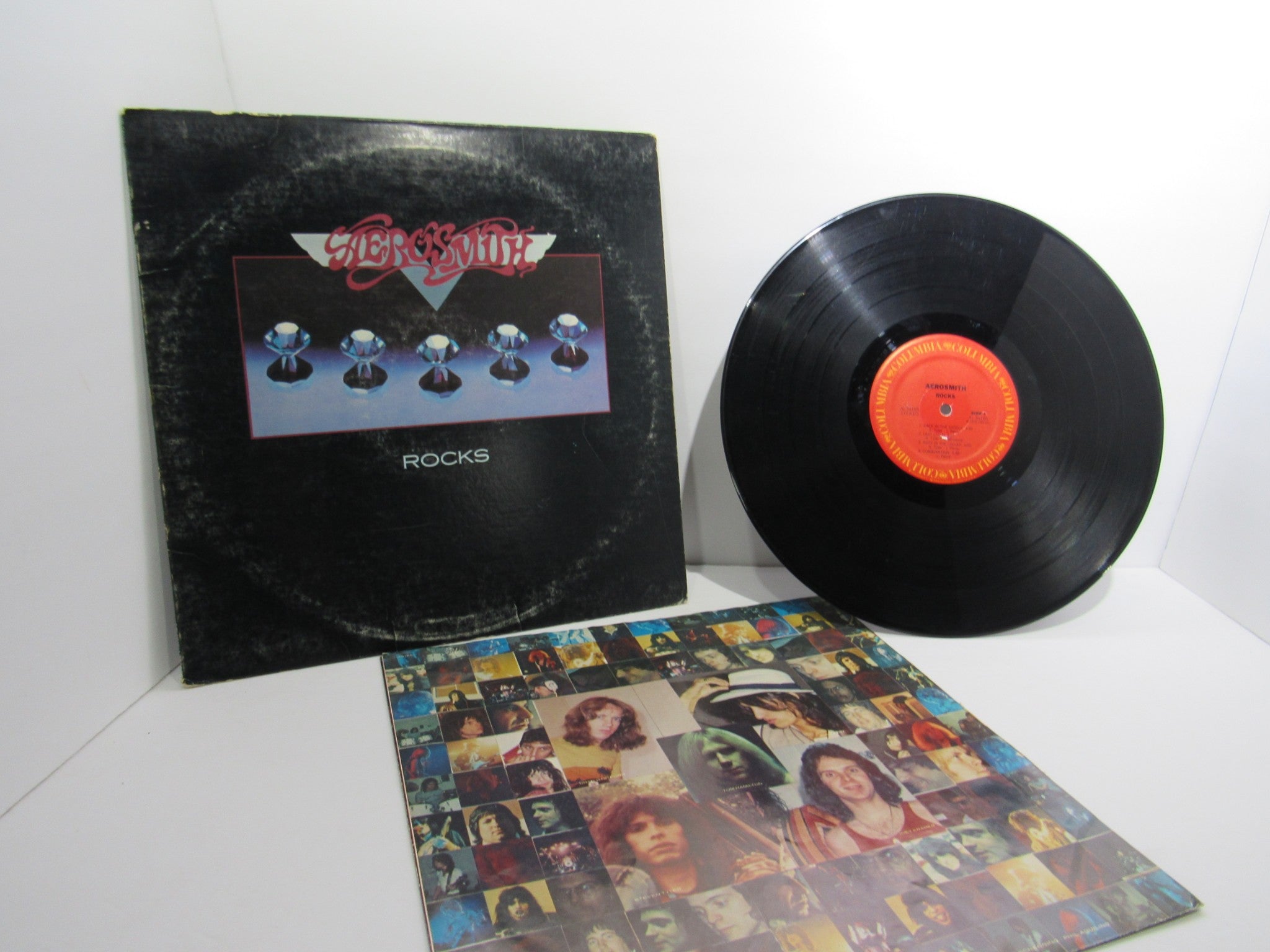 Aerosmith: Rocks 1976 US Columbia JC 34165 Stereo LP Grade: VG