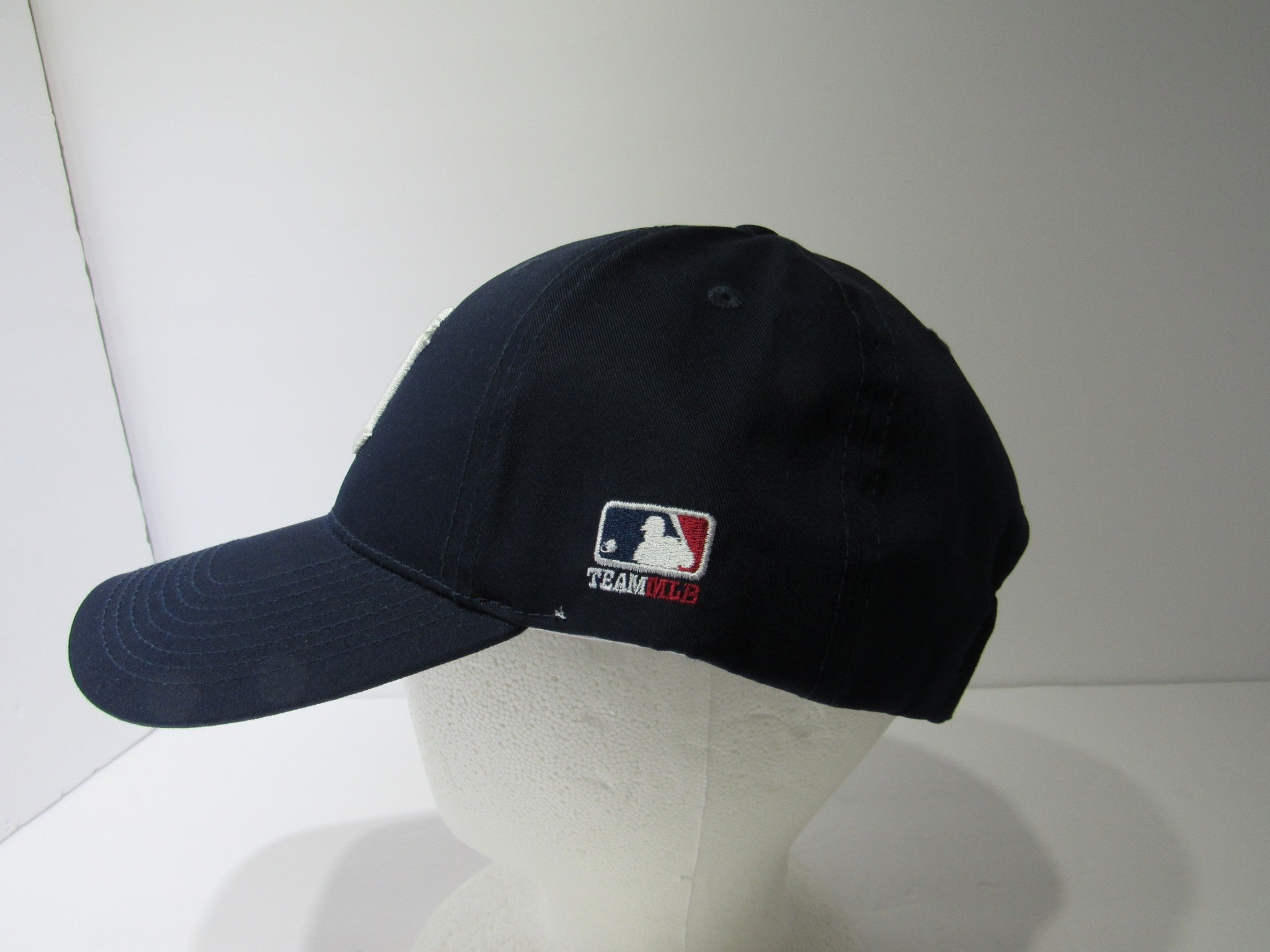 New York Yankees Dark Navy Blue Team MLB Print on Side Snapback Outdoor Cap Hat