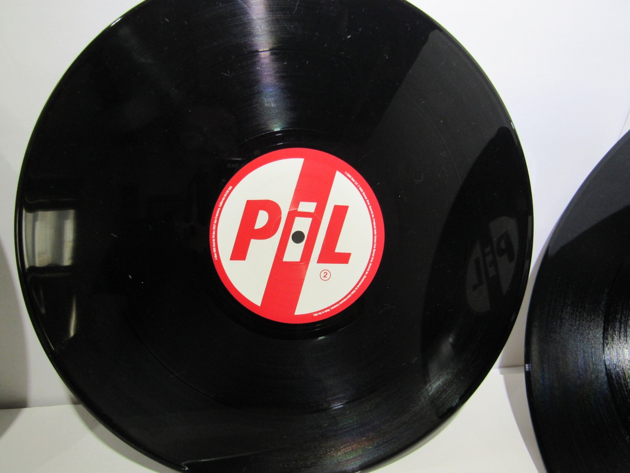 Second side of a Public Image Limited vinyl record from the Metal Box 4 Men With Beards ‎– 4M 500 collection, featuring the iconic red label design.
