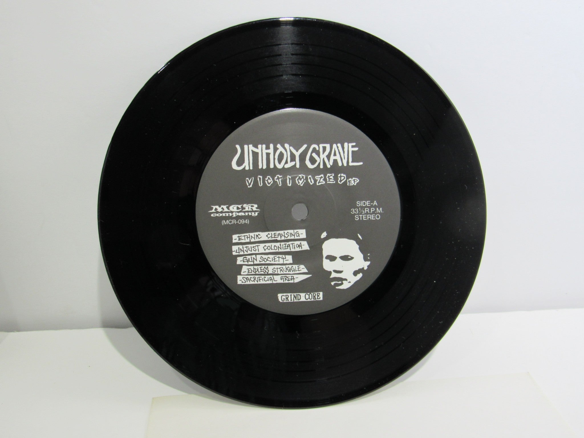 Unholy Grave / Chickenshit: Victimized EP Japan Lmtd Ed MCR 094 7" EP Grade: VG