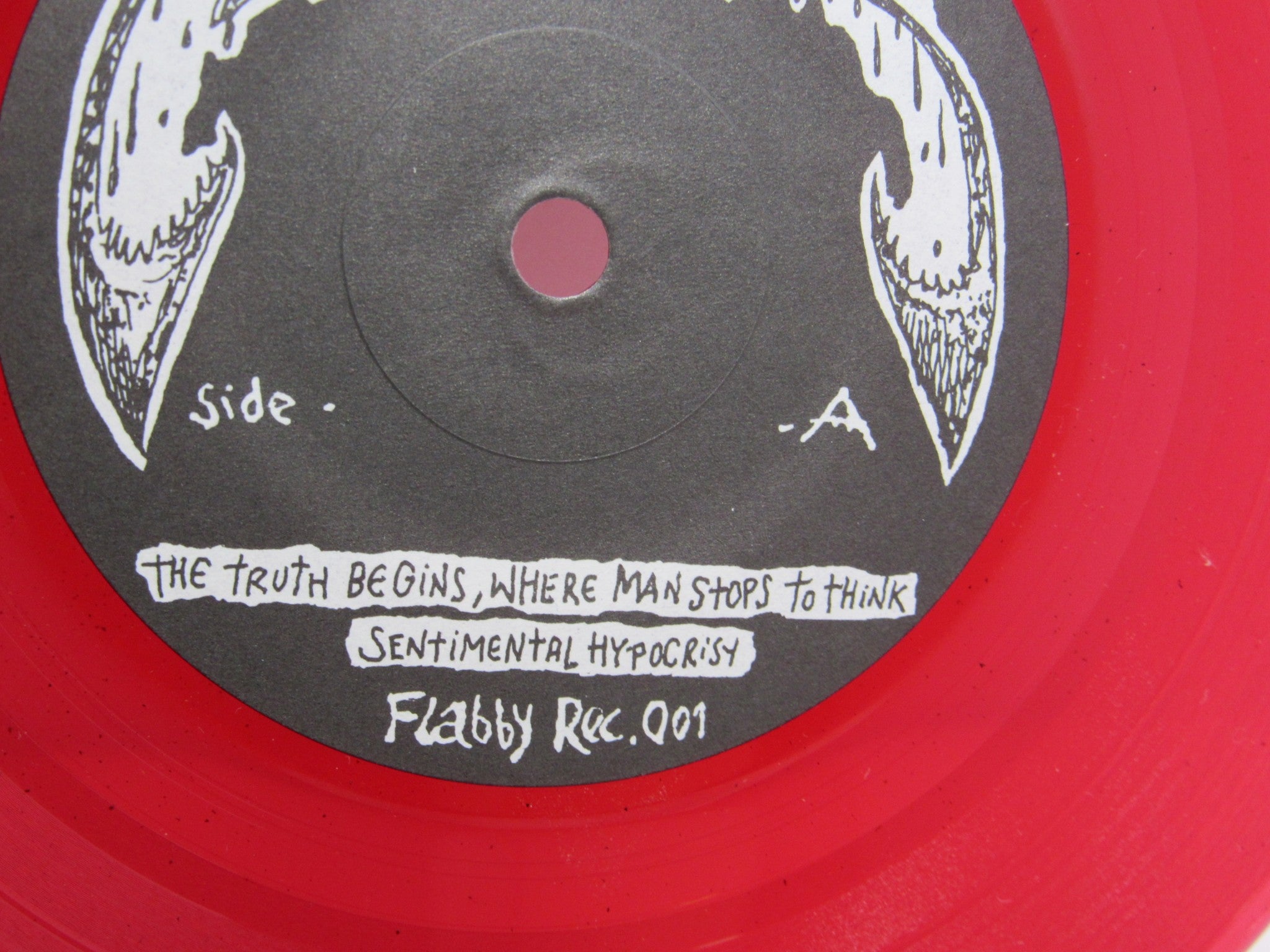 Agathocles: Agarchy Flabby Malarie Records 001 Red RI 7" EP Grade: VG+