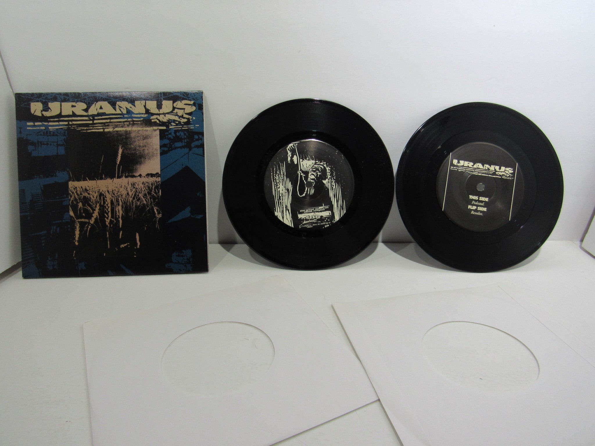 Uranus: Disaster By Design VERSE5 2X Vinyl 7" Maxi Single 33 ⅓ RPM Gatefold  VG+