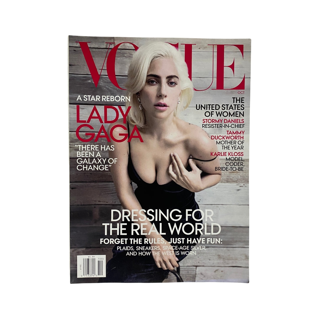 Vogue Magazine October 2018 Lady Gaga Cover No Label VG