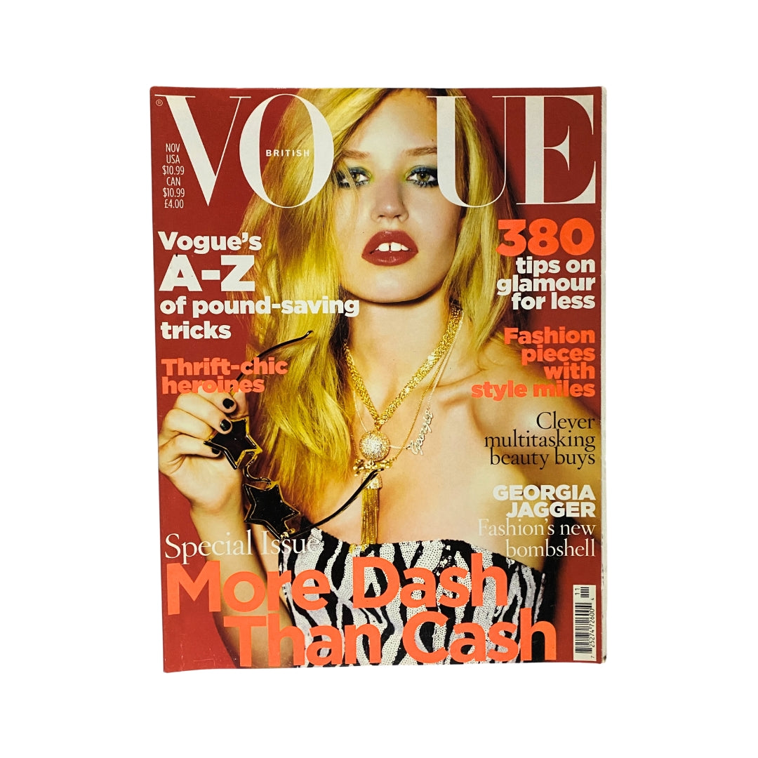 Vogue UK Magazine November 2009 Georgia May Jagger Cover No Label VG