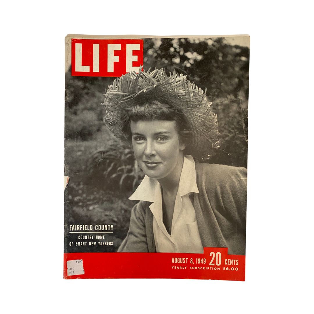 Life Magazine August 8, 1949 Fairfield County, Home of Smart New Yorkers