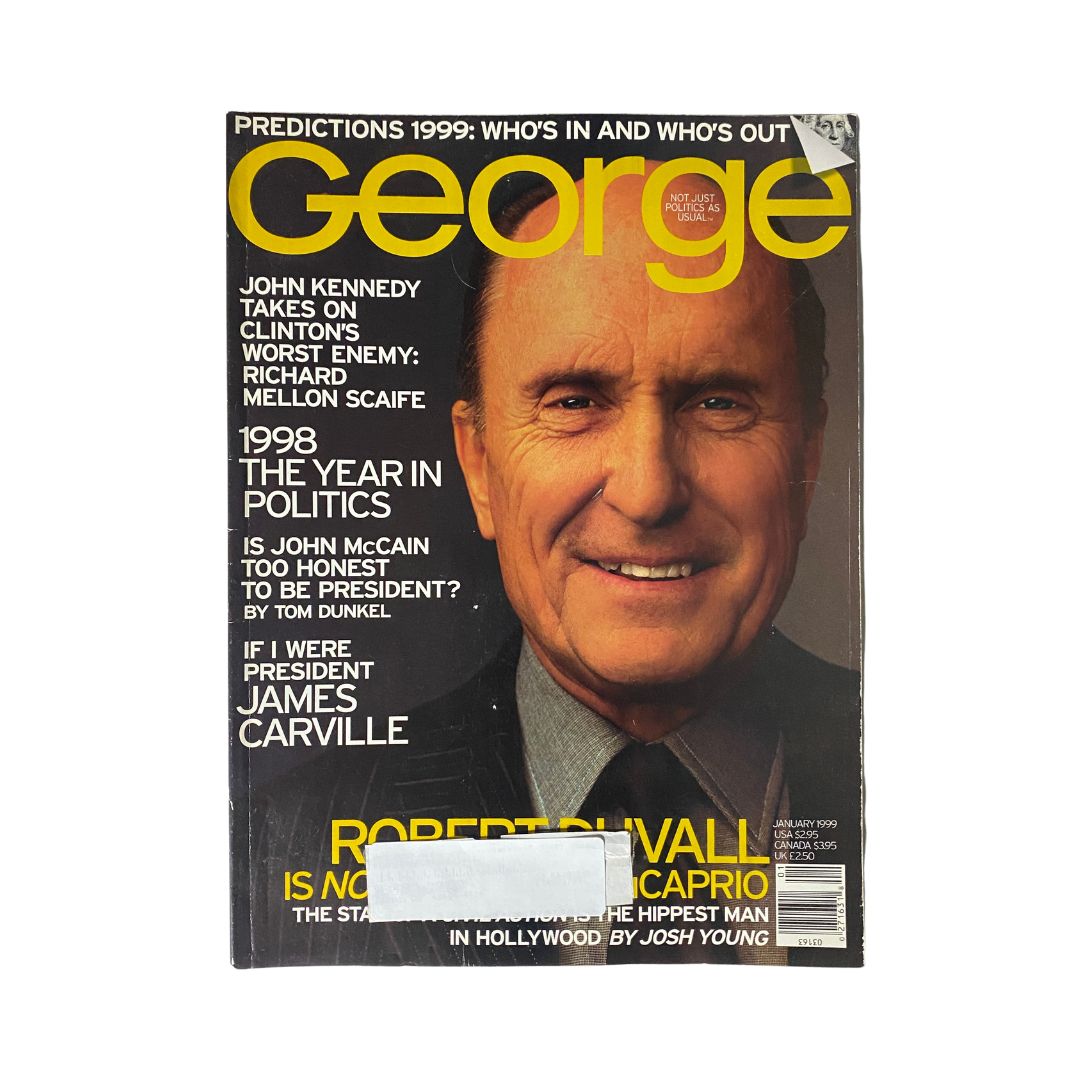 George Magazine January 1999 Robert Duvall Cover / James Carville VG