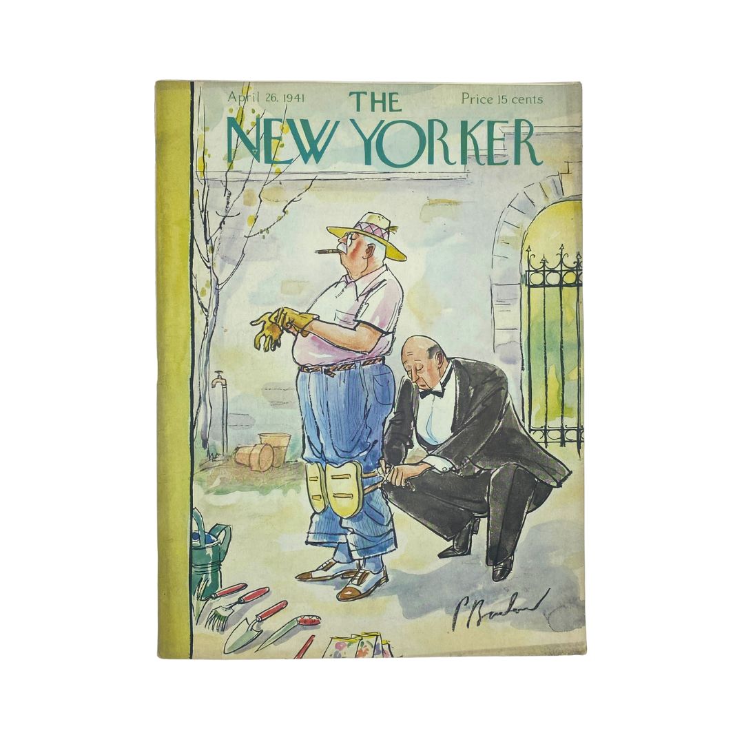 The New Yorker Complete Magazine April 26, 1941 Perry Barlow Cover VG