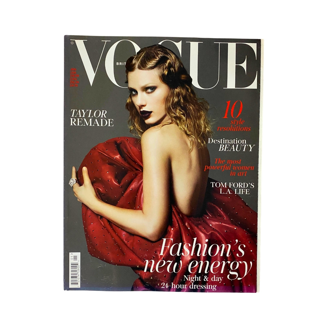 Vogue UK Magazine January 2018 Taylor Swift Cover No Label VG