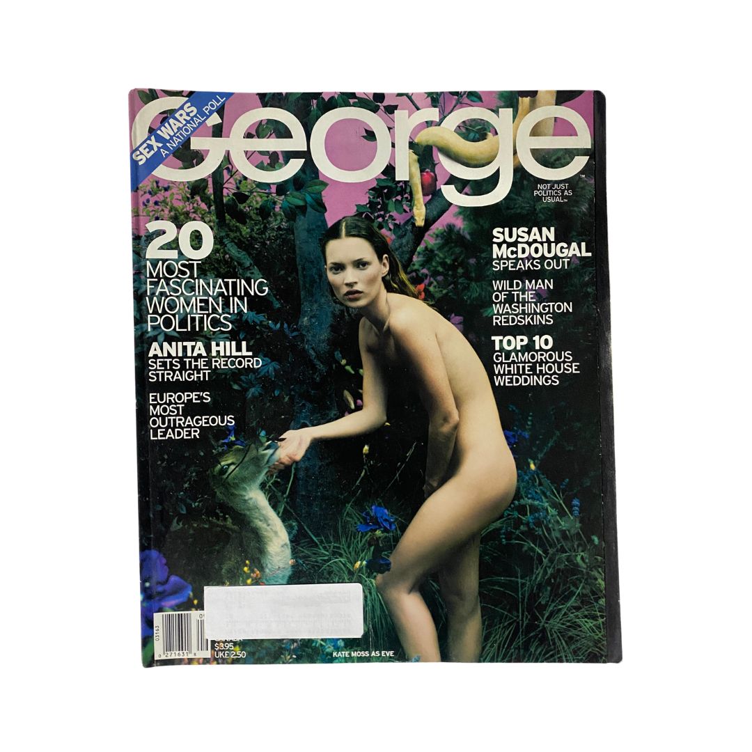 George Magazine September 1997 Kate Moss Cover / Susan McDougal VG