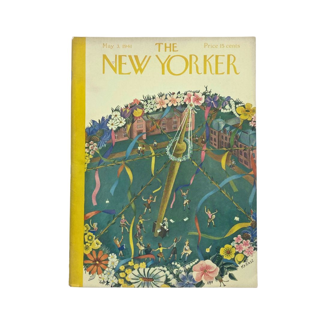 The New Yorker Complete Magazine May 3, 1941 Ilonka Karasz Cover VG