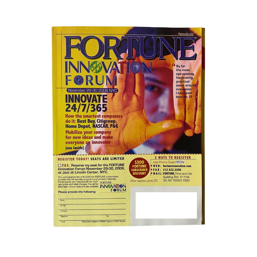 Fortune Magazine June 26, 2006 Retire Rich Take Control of Your Future VG