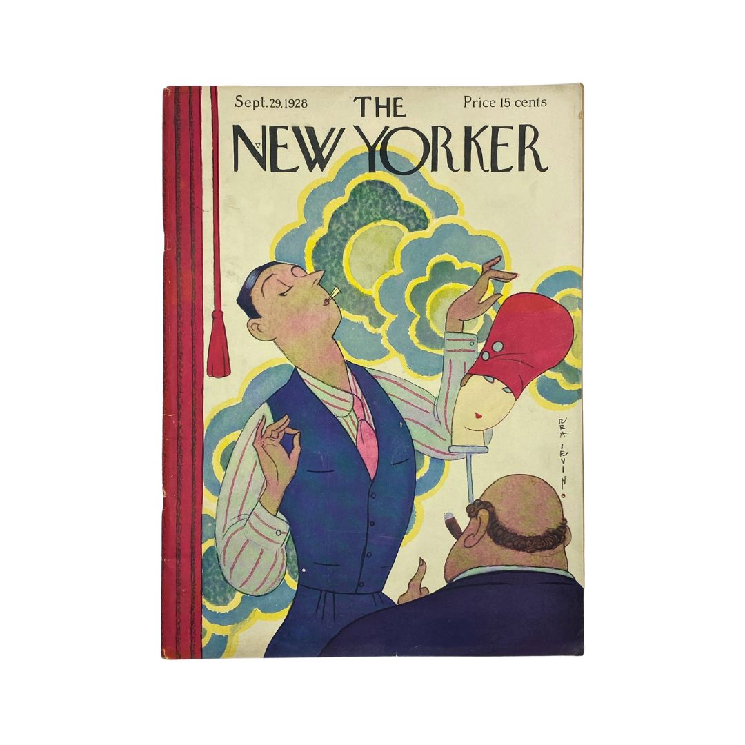 The New Yorker Complete Magazine September 29, 1928 Rea Irvin Cover VG