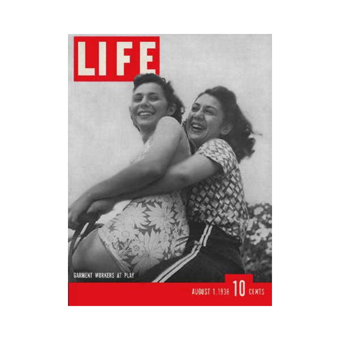 VTG Life Magazine August 1, 1938 - Garment Workers at Play