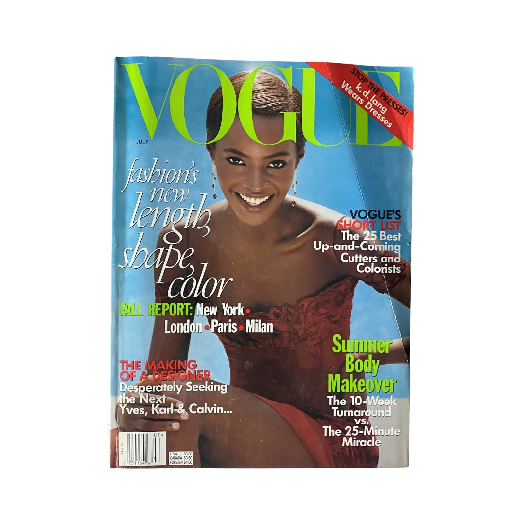 Vogue Magazine July 1997 Kiara Kubukuru Cover No Label