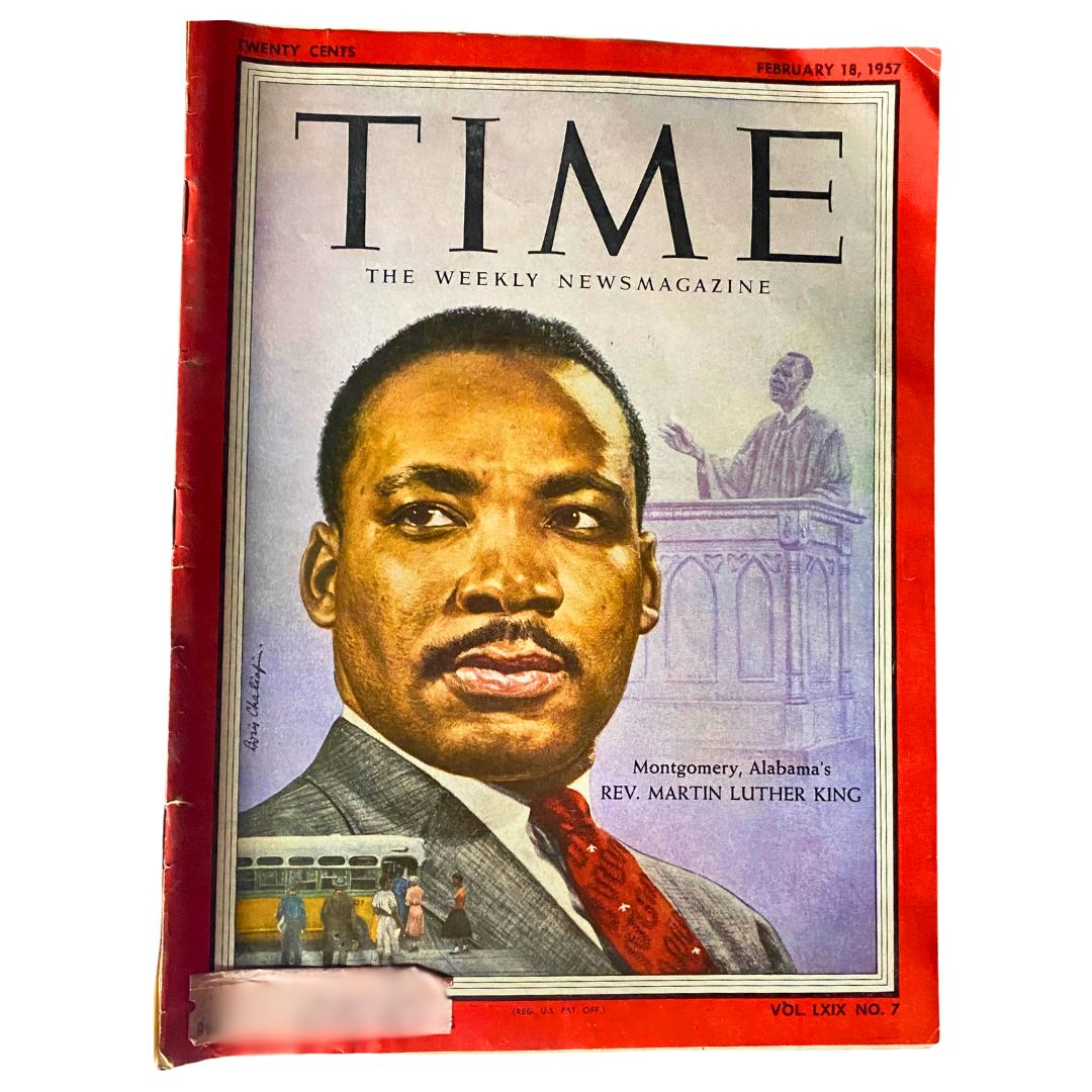 VTG Time Magazine February 18, 1957 Vol 69 No. 7 Rev. Martin Luther King