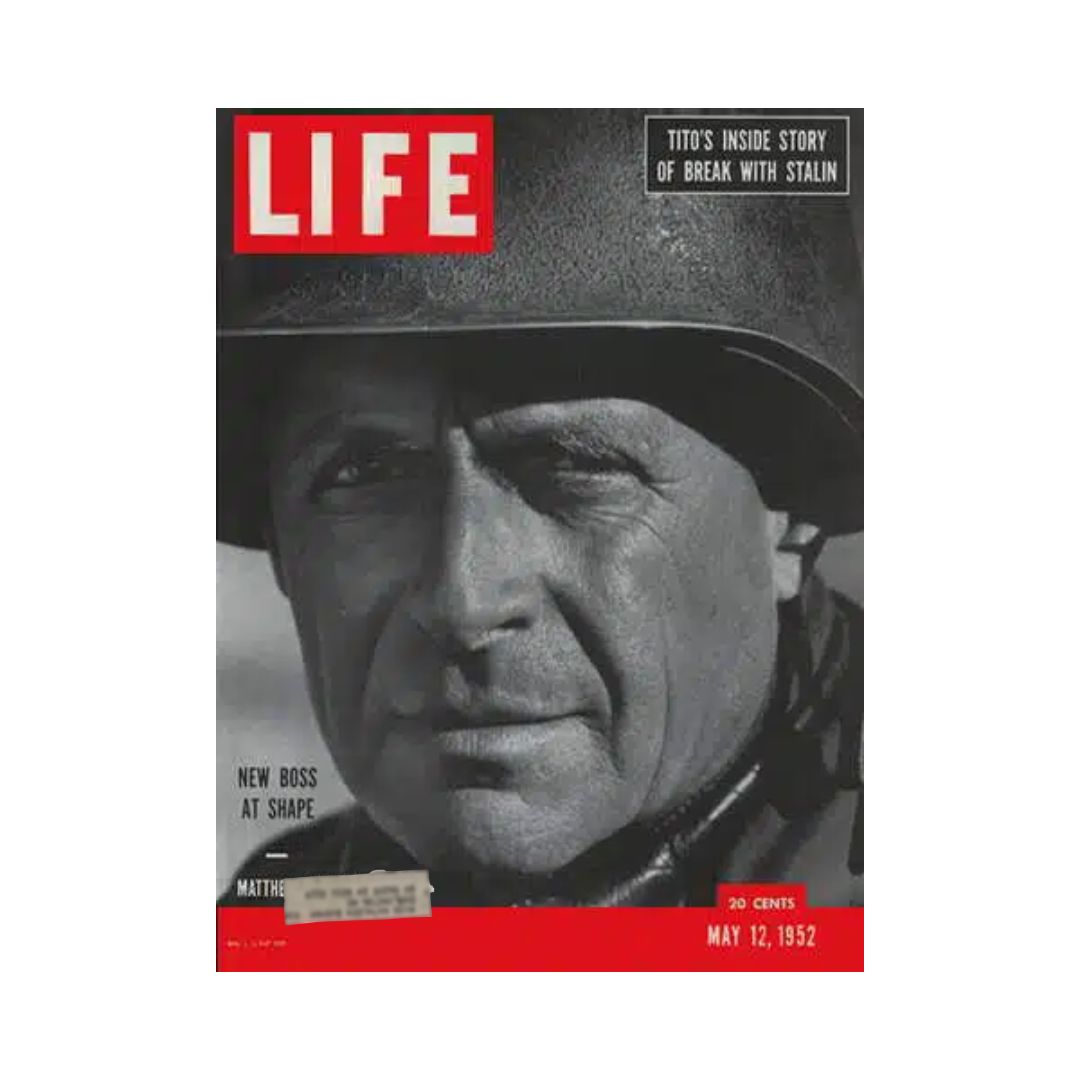 VTG Life Magazine May 12, 1952 Korean War Gen. Matthew B. Ridgway