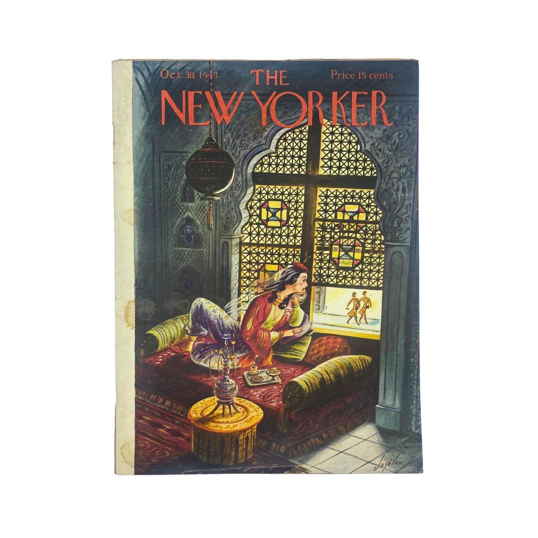 The New Yorker Complete Magazine October 30, 1943 Constantin Alajalov Cover