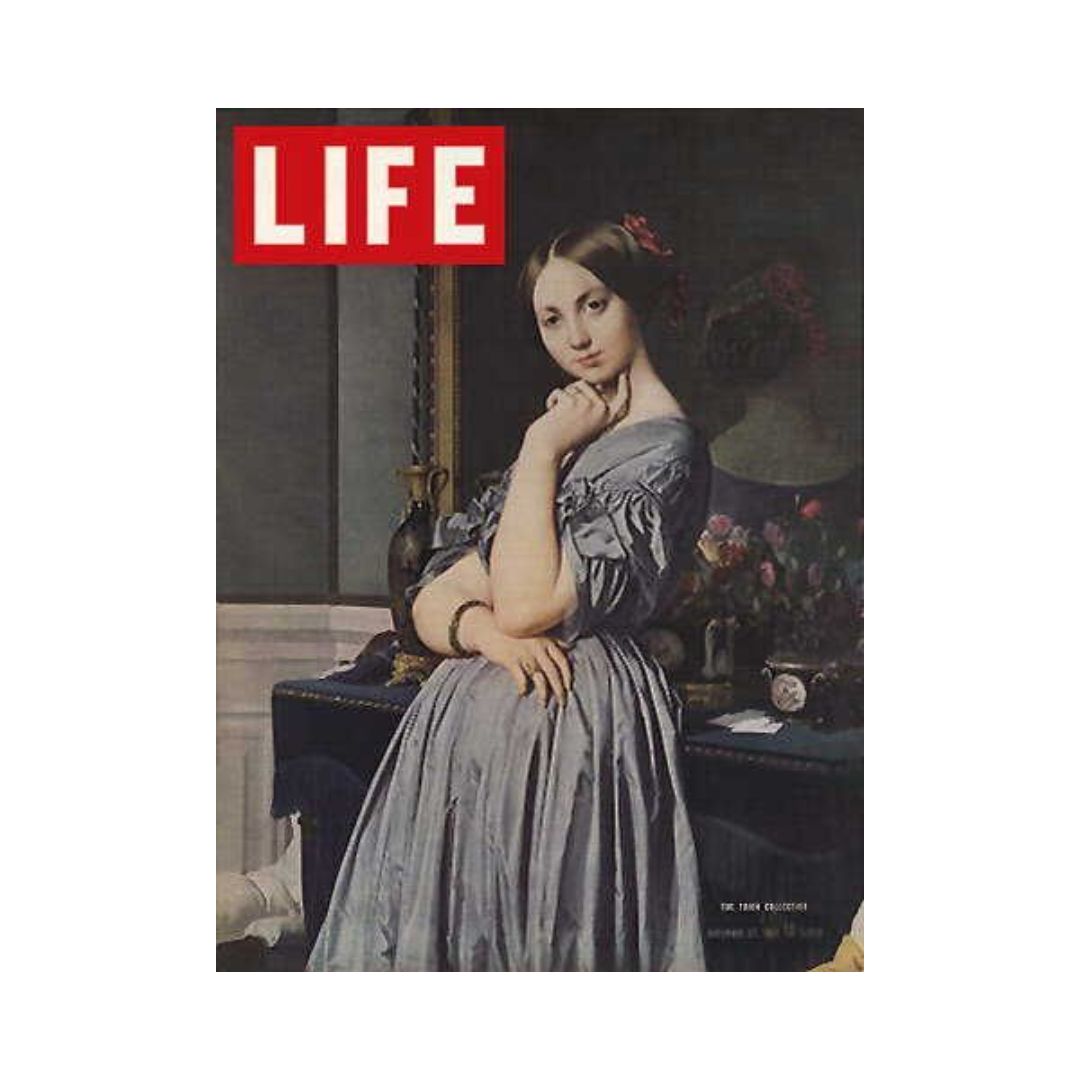 VTG Life Magazine December 27, 1937 - Ingres portrait