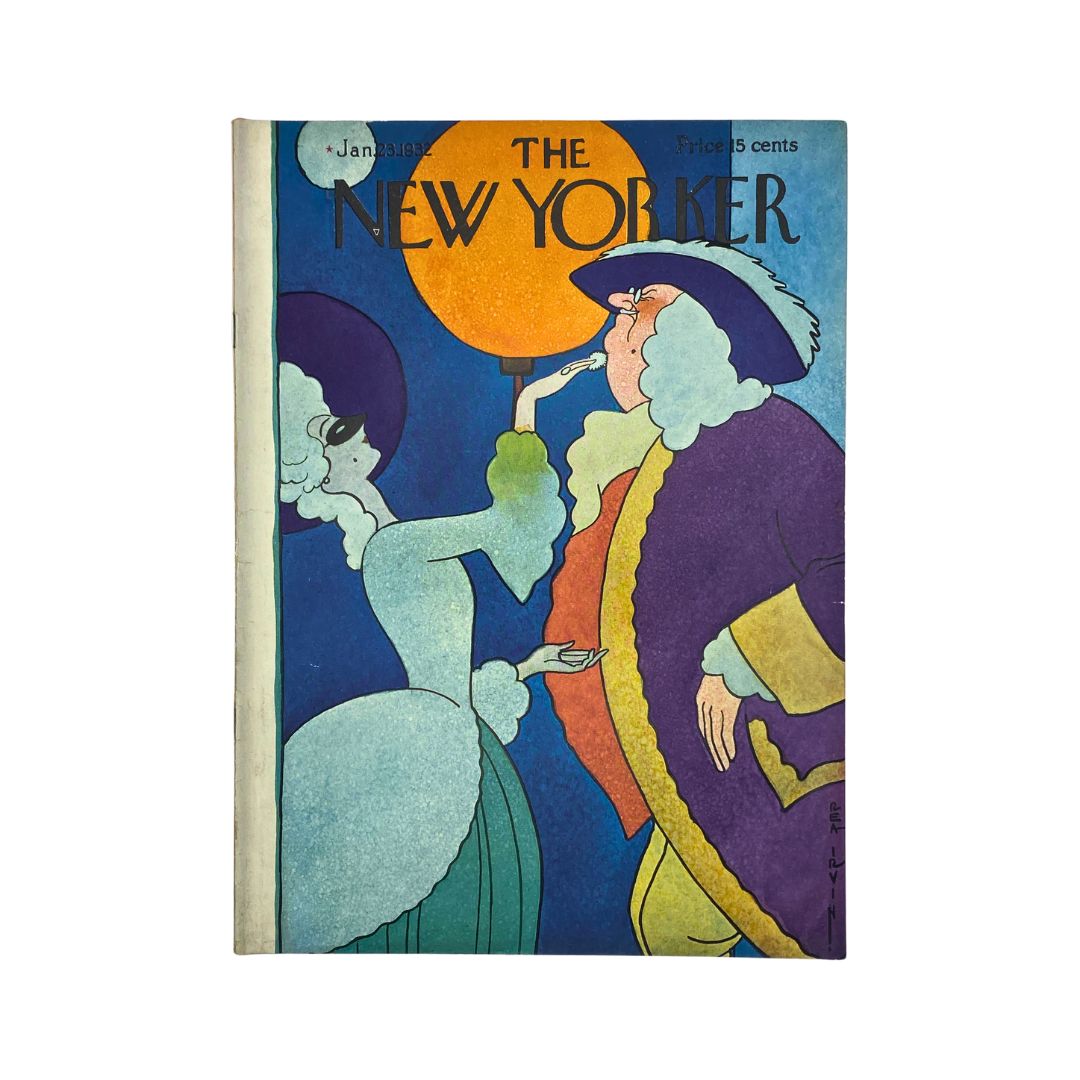 The New Yorker Complete Magazine January 23, 1932 Rea Irvin Cover