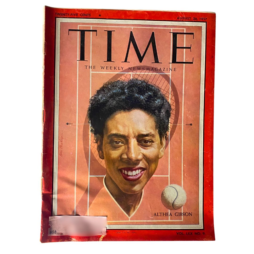 VTG Time Magazine August 26, 1957 Vol 70 No. 9 Althea Gibson