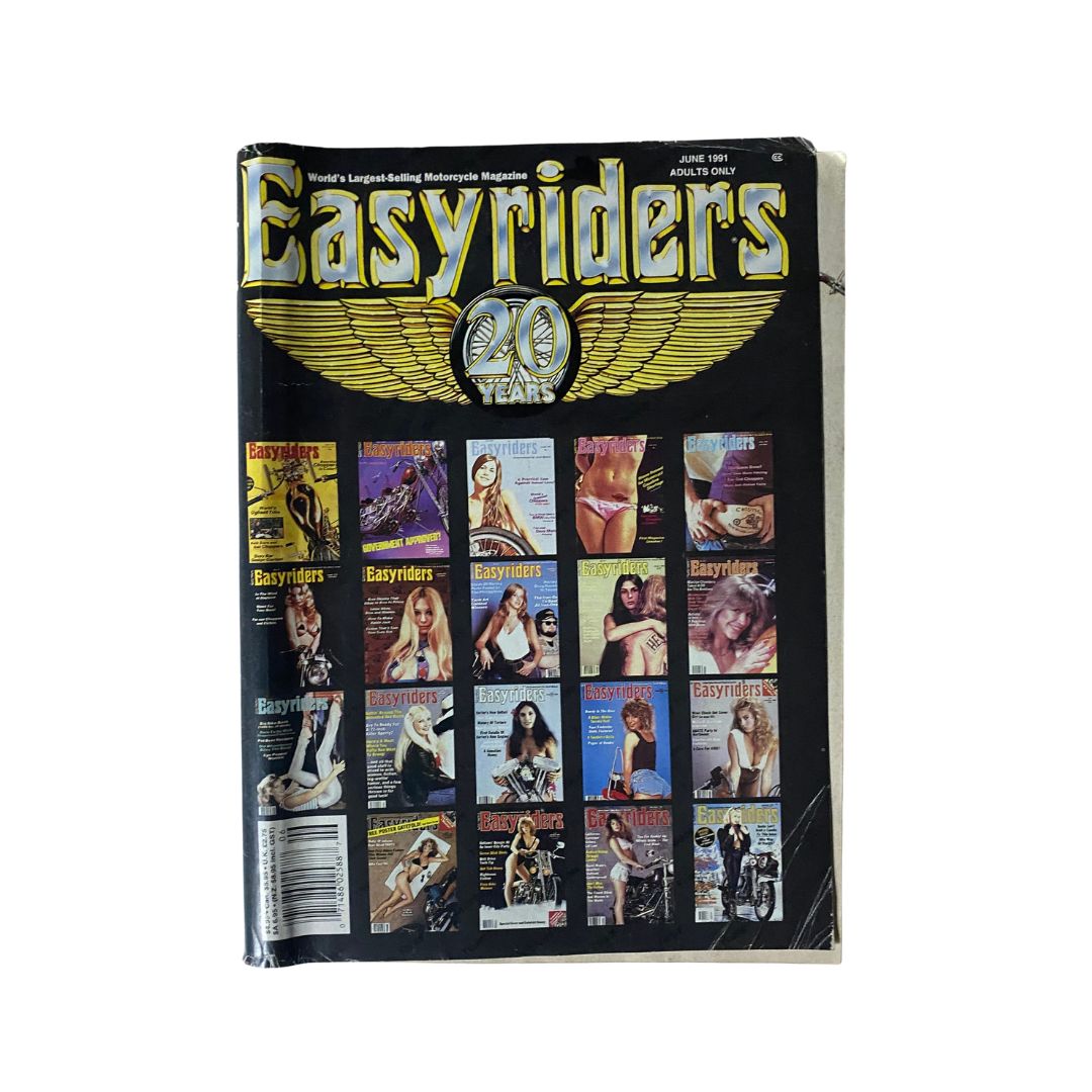 VTG Easyriders Magazine June 1991 A Look Back at 20 Years No Label