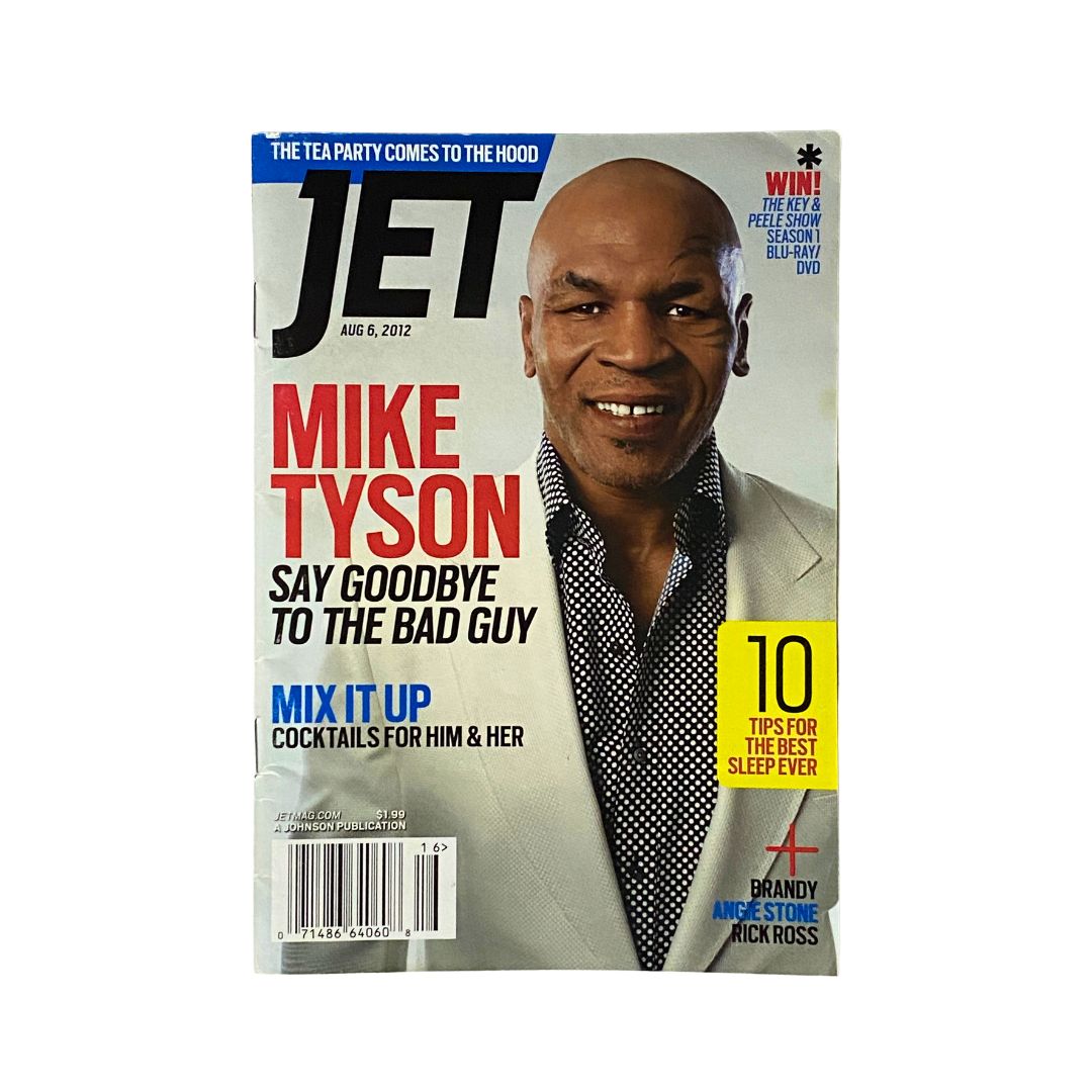 Jet Magazine August 6, 2012 Vol 121 No. 16 Mike Tyson No Label VG