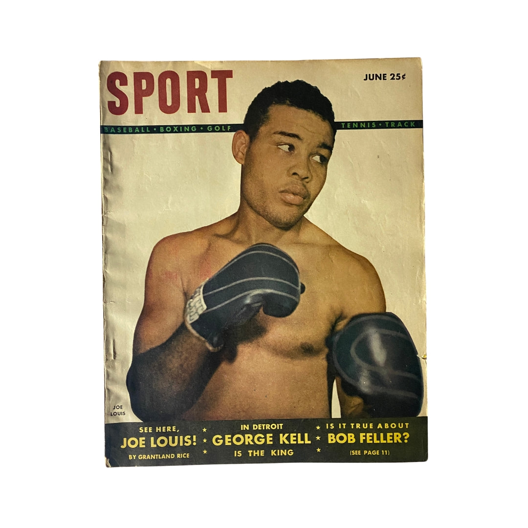 Sport Magazine June 1948 Joe Louis Cover, George Kell, Bob Feller No Label