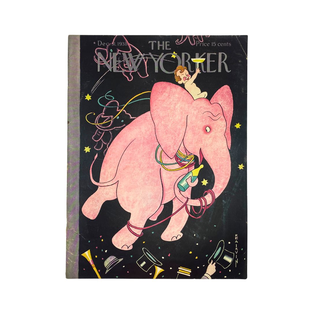 The New Yorker Complete Magazine December 31, 1938 Rea Irvin Cover