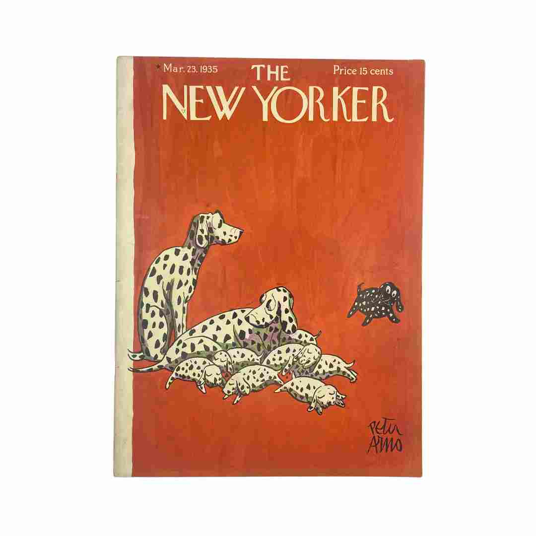 The New Yorker Complete Magazine March 23, 1935 Peter Arno Cover