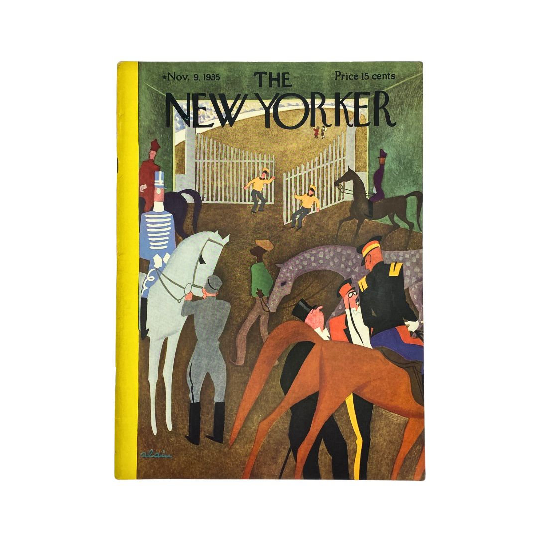 The New Yorker Complete Magazine November 9, 1935 Daniel Brustlein Cover VG