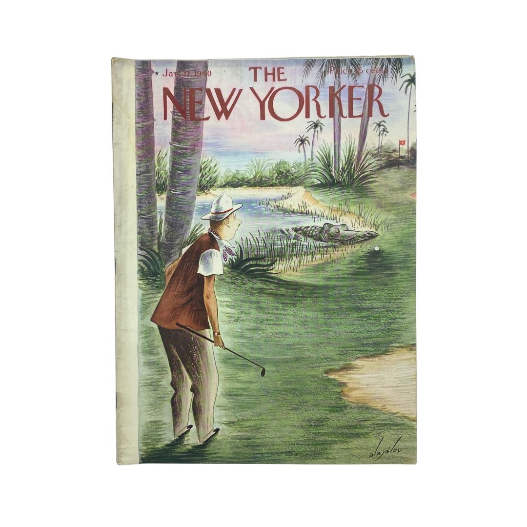 The New Yorker Complete Magazine January 27, 1940 Constantin Alajalov Cover